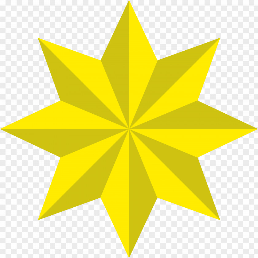 Yellow Star Symmetry Schloss Zlin Vector Graphics Illustration Painting PNG