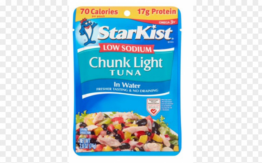 Zing Basket Breakfast Cereal Tuna StarKist Nutrition Facts Label PNG