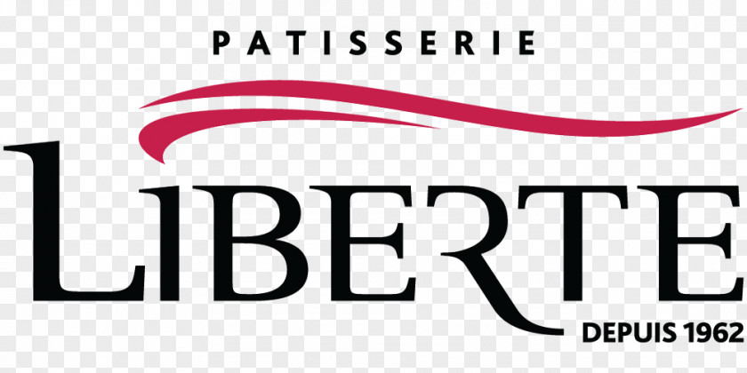 Black Pink Logo Patisserie Liberté Brand Font Book PNG