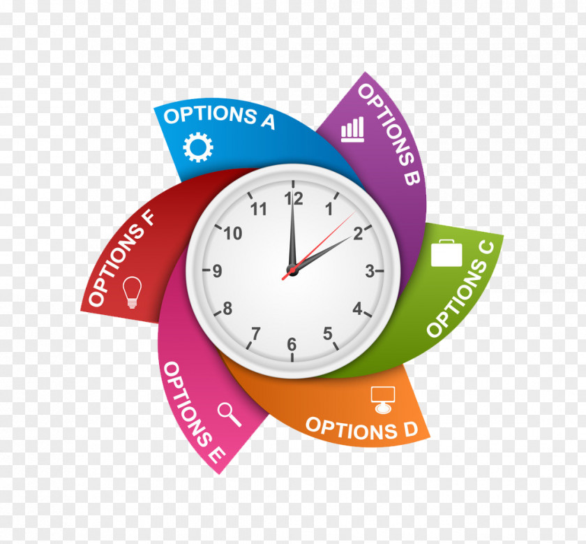 Clock Information Table Infographic Diagram Chart Adobe Illustrator PNG