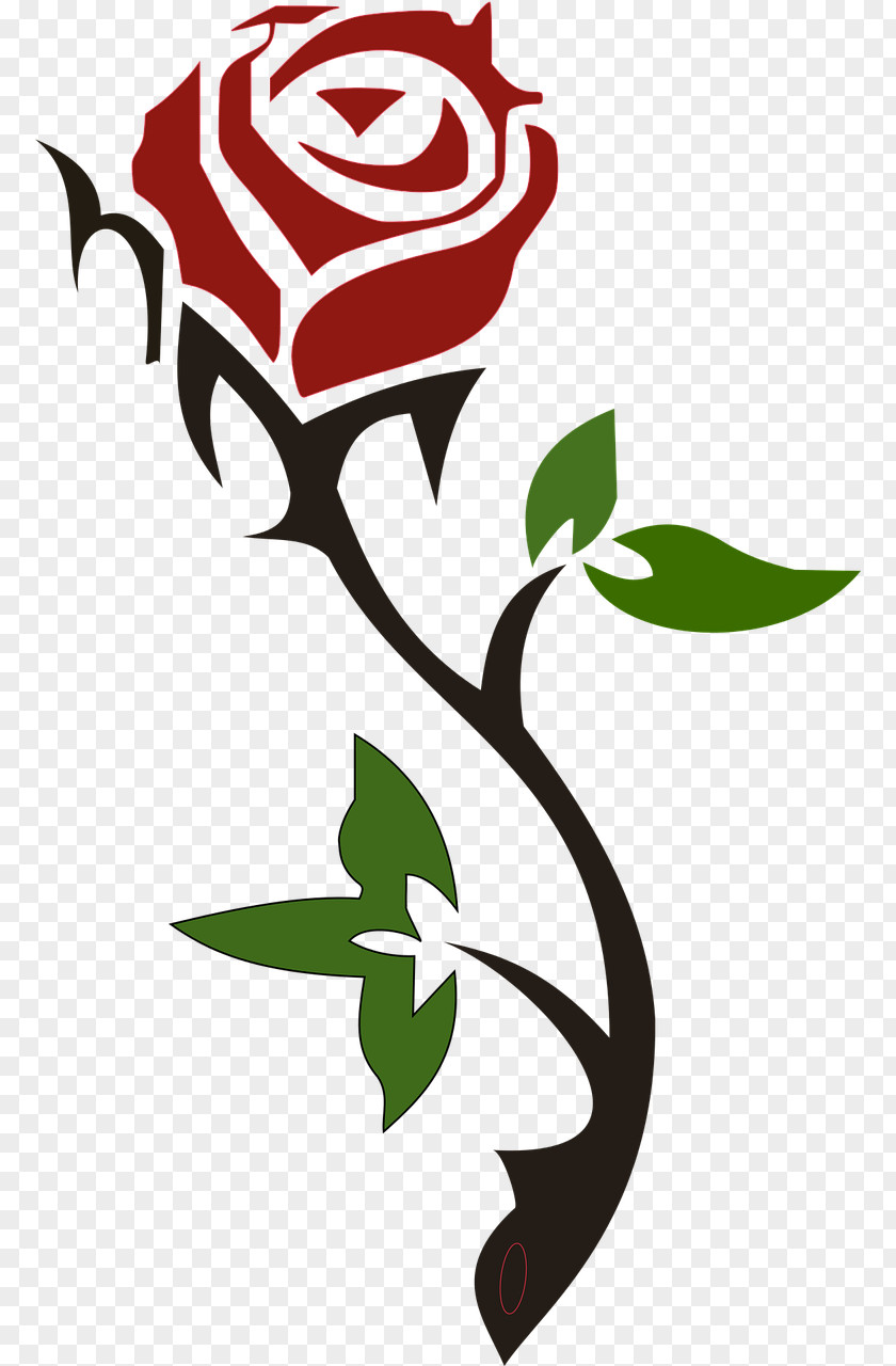 Rose Silhouette Clip Art PNG