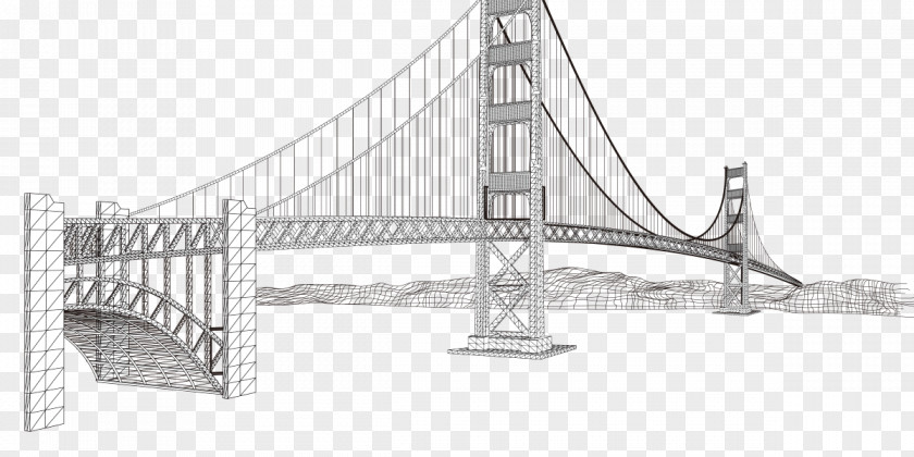 Bridge Architecture Euclidean Vector PNG