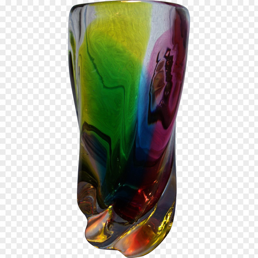 Clear Glass Vase Art Rainbow Decorative Arts PNG