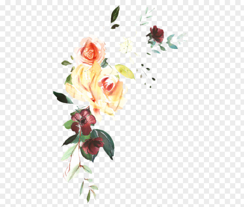 Flower Arranging Watercolor Paint Bouquet Of Flowers Drawing PNG