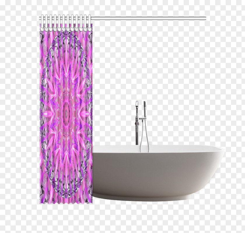 Pink Curtains Lilac Plumbing Fixtures Purple Violet Magenta PNG