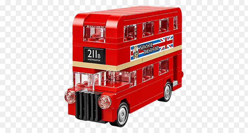Toy Hamleys LEGO 10258 Creator London Bus Lego Minifigure PNG