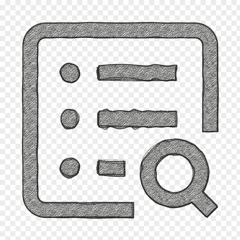 Auto Part List Icon UI-UX Interface Search PNG