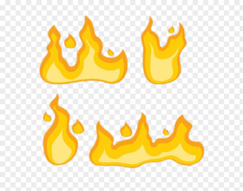 Cartoon Flames Flame Fire PNG