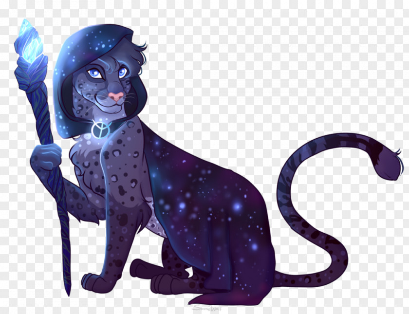 Cat Big Pet Illustration Purple PNG