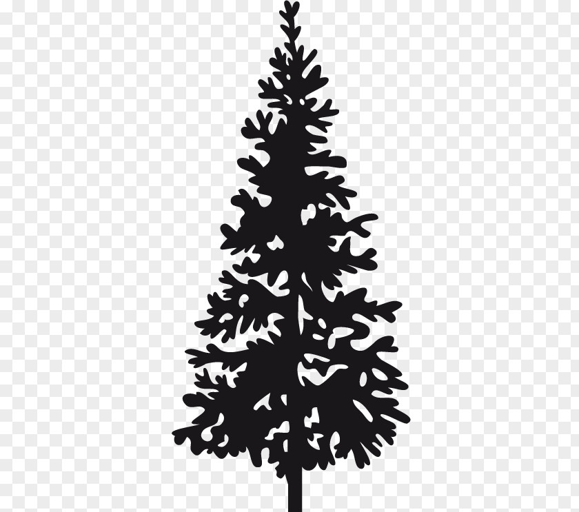 Christmas Tree Pine Wall Decal PNG