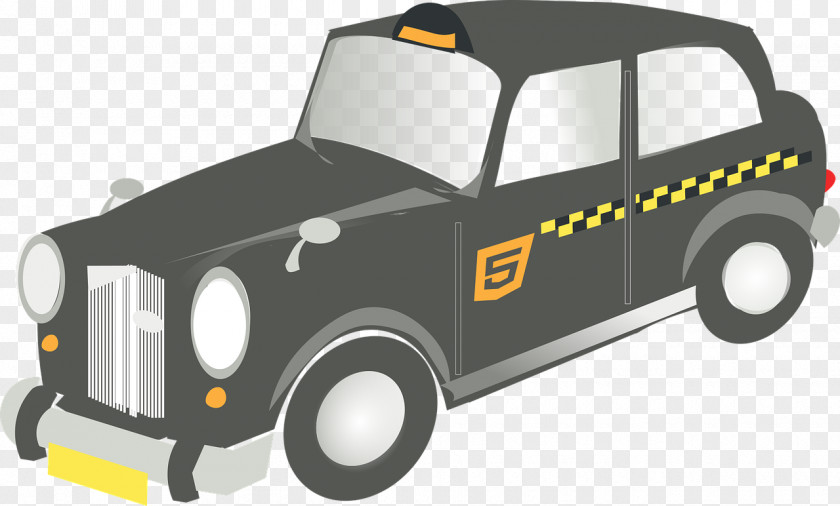 Taxi TX4 Hackney Carriage Clip Art PNG