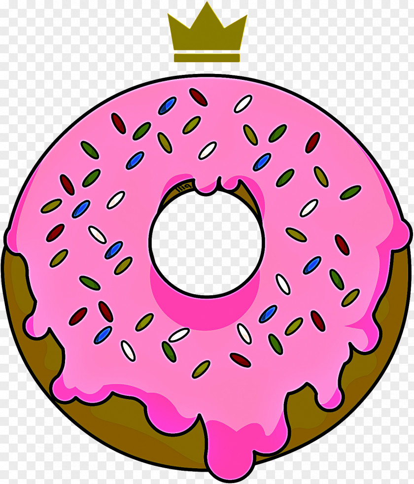 Wheel Baked Goods Pink Clip Art Doughnut Automotive System Auto Part PNG