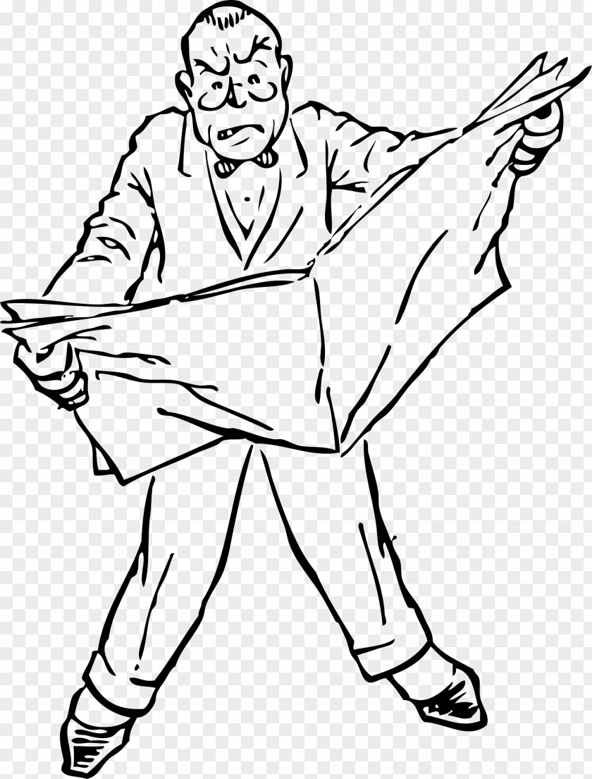 Angry Newspaper Clip Art PNG