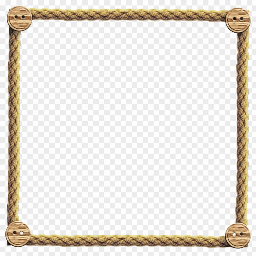 Chain Rectangle Picture Frame PNG