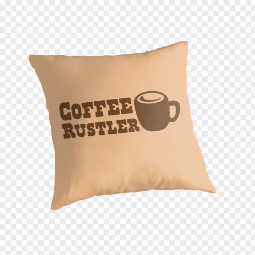 Coffee Cushion Throw Pillows Font PNG