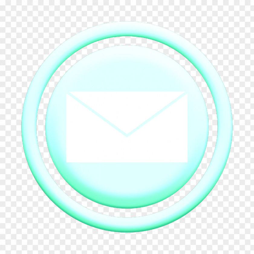 Neon Symbol Adresse Icon E-mail Envelope PNG