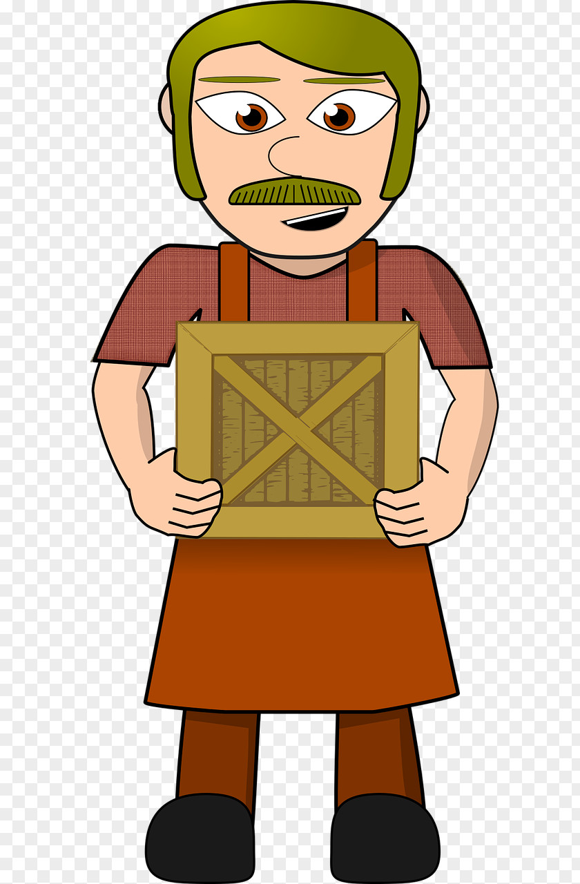 Old Crates Cartoon Comics Clip Art PNG