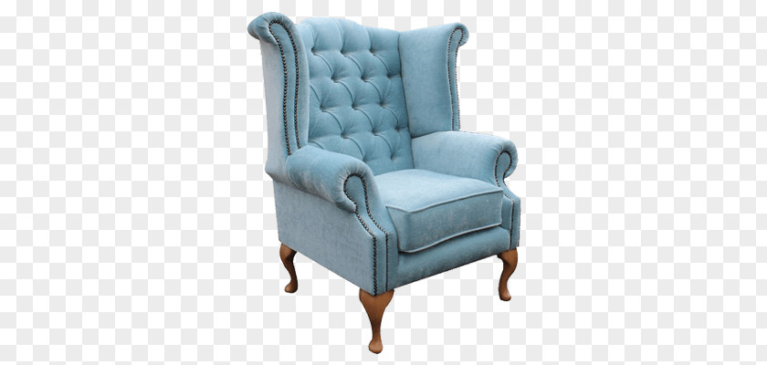 Wing Chair Table Couch Tufting PNG