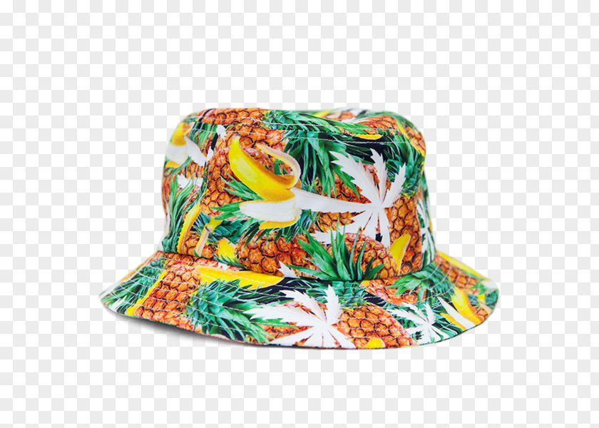 Cap Blvd Supply Men's Banana Pineapple Bucket Hat PNG