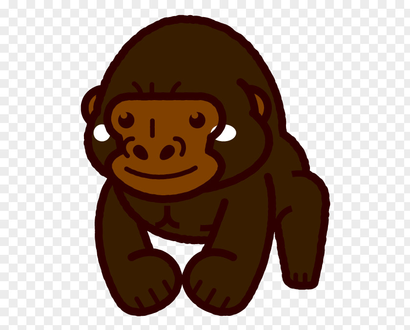 Gorilla Monkey Primate Clip Art PNG