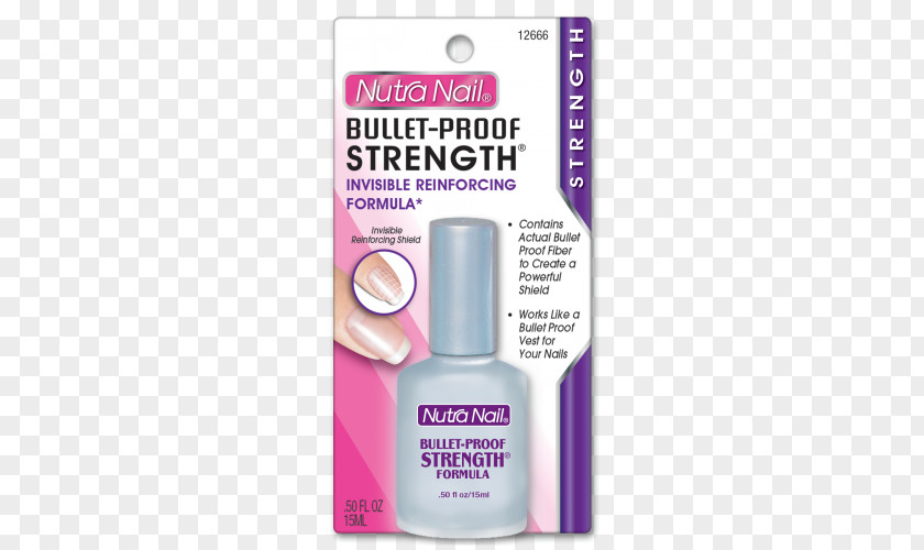 Nail Polish Nutra 5 To 7 Day Growth Calcium & Protein Formula Art Bullet-Proof Strength PNG