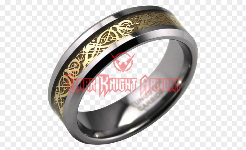 Ring Wedding Gold Celtic Knot Viking PNG