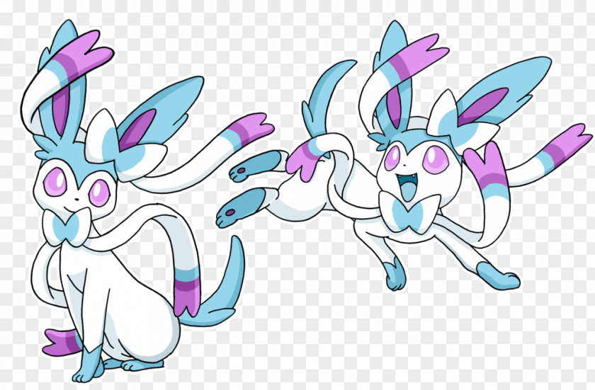 Shiny Sylveon Rabbit Eevee Drawing Pokémon PNG