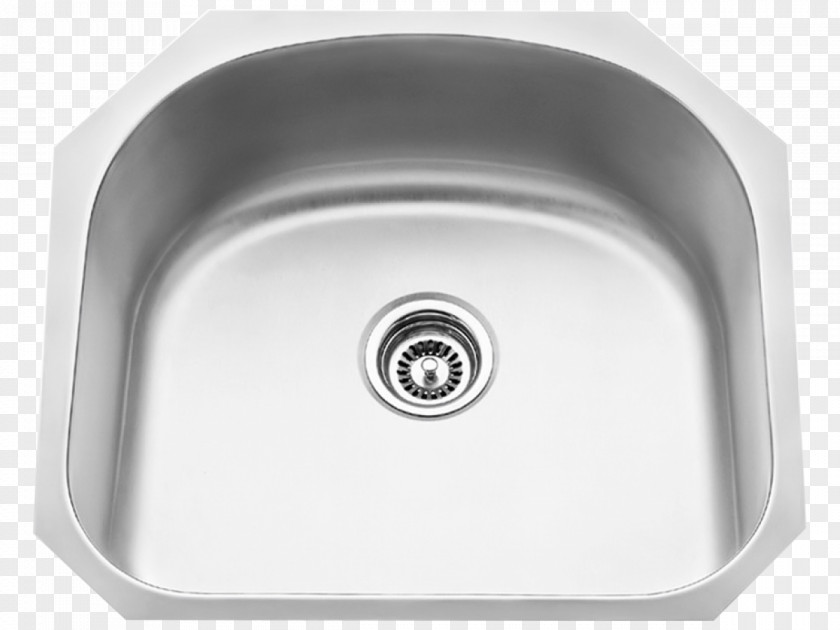 Sink Stainless Steel Bowl Kitchen PNG