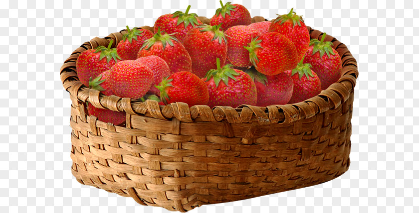 Strawberry Basket Fruit PNG