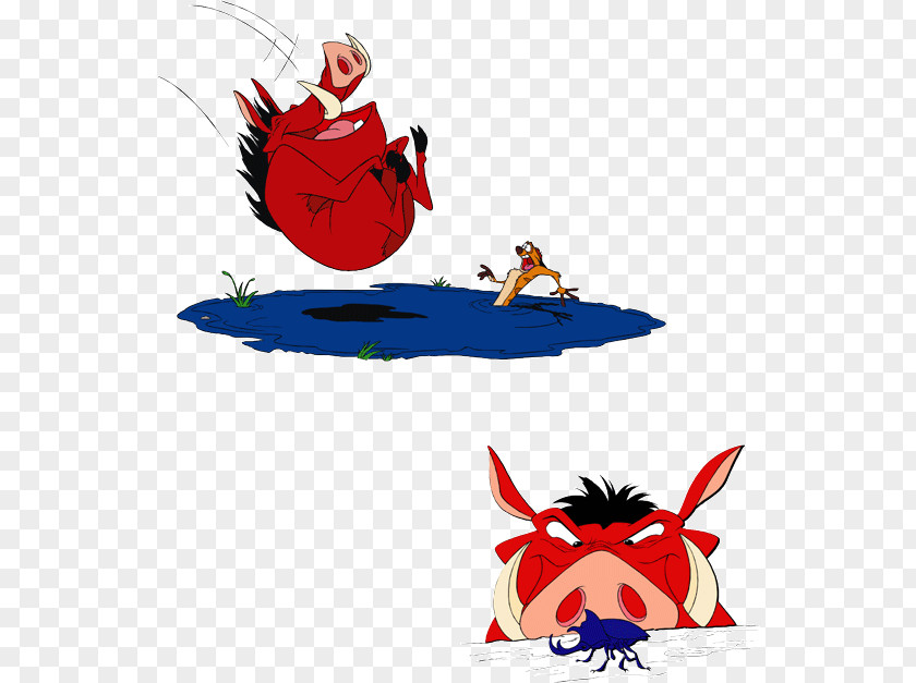 Timon And Pumbaa Simba Rafiki Clip Art PNG