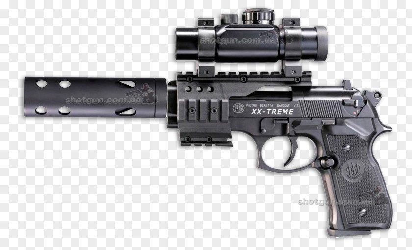 Weapon Beretta M9 92 Air Gun Pistol PNG