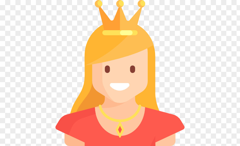 Cartoon Flat Princess Avatar Clip Art PNG