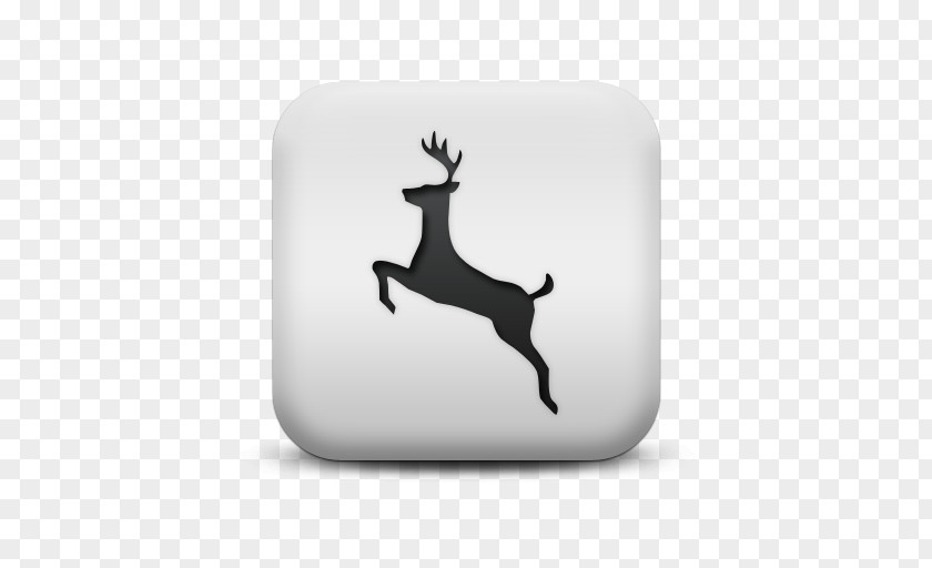 Deer Reindeer Silhouette Clip Art PNG