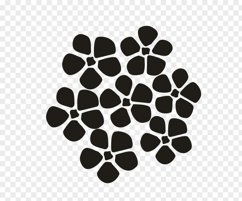 Oakleaf Hydrangea Pattern PNG