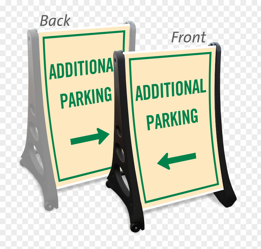 Roll-up Signage Valet Parking Car Park PNG