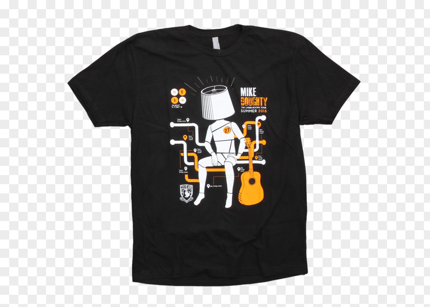 T-shirt Printed Concert Scoop Neck PNG