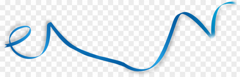 Blue Ribbon Curve PNG