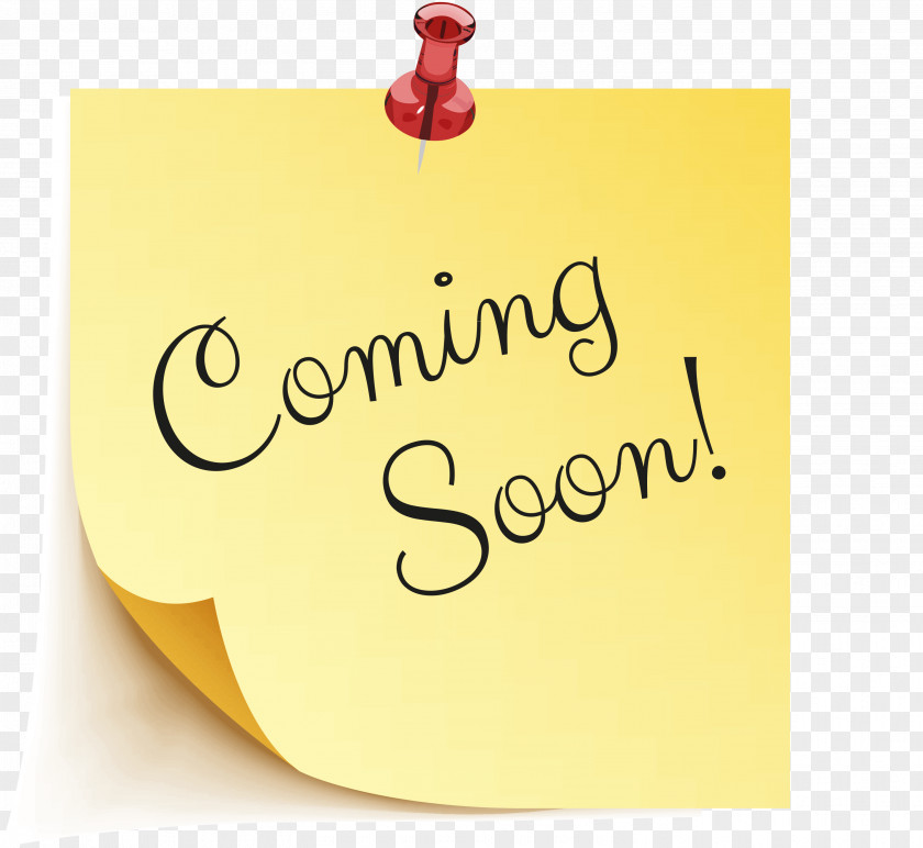 Coming Soon Paper Greeting & Note Cards Font PNG