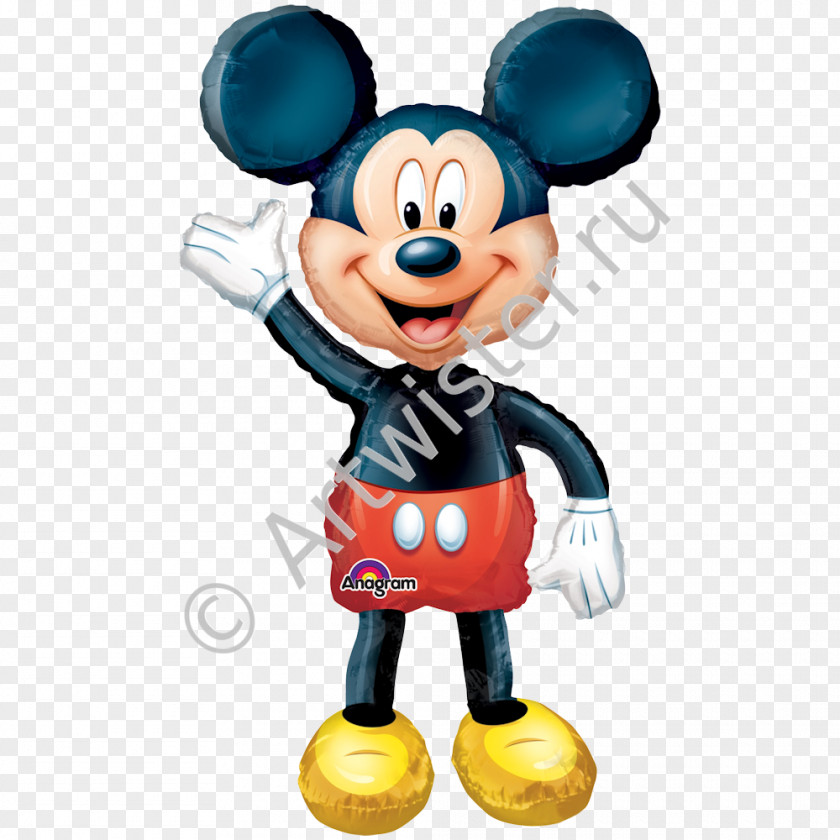 Mickey Mouse Minnie Mylar Balloon Party PNG