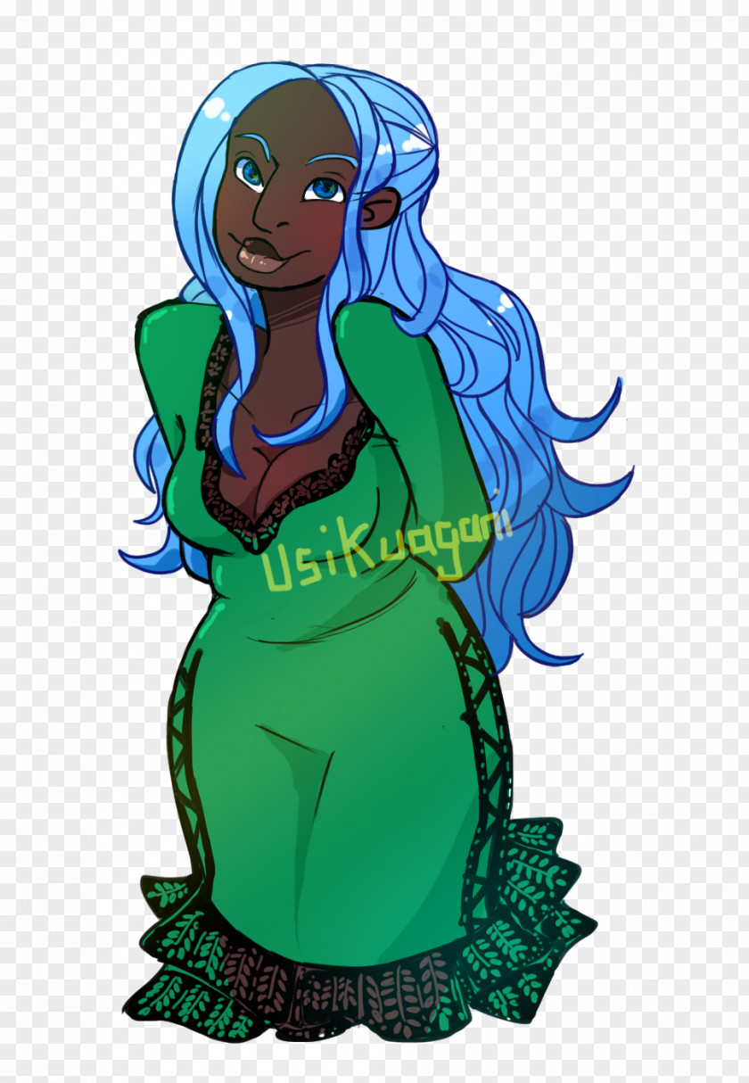 Nefertari Vivi Fairy Costume Design Cartoon Mermaid PNG