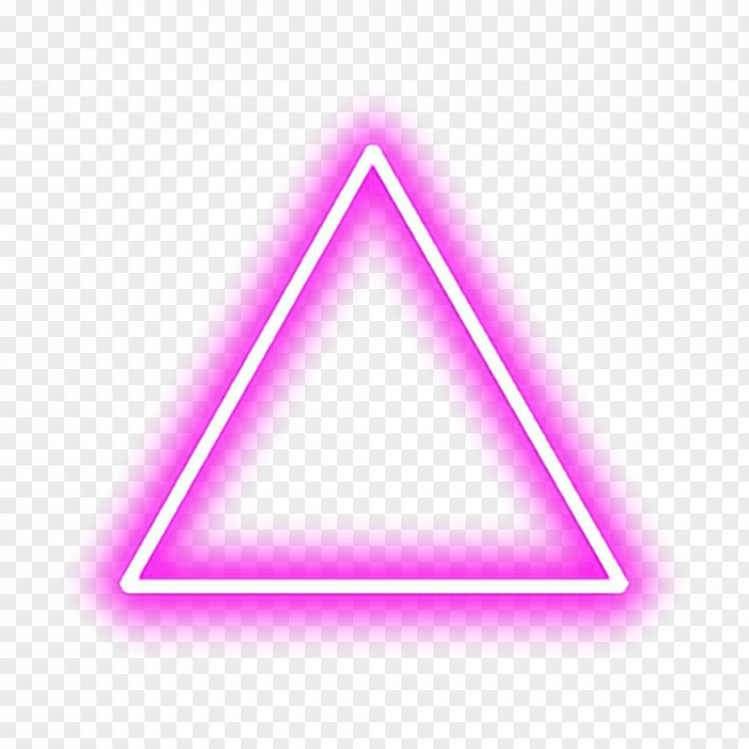 North Arrow Triangle Area Image Vector Graphics Neon PNG