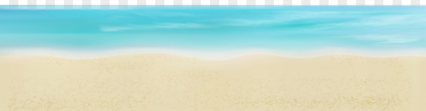 Sand And Sea Clip Art Image Shore Blue Sky Daytime PNG
