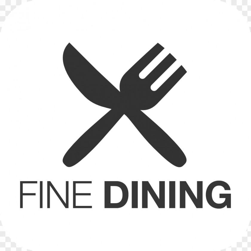 FINE DINING Product Design Logo Brand Line PNG