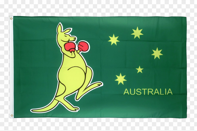 Kangaroo Flag Of Australia Boxing Fahne PNG