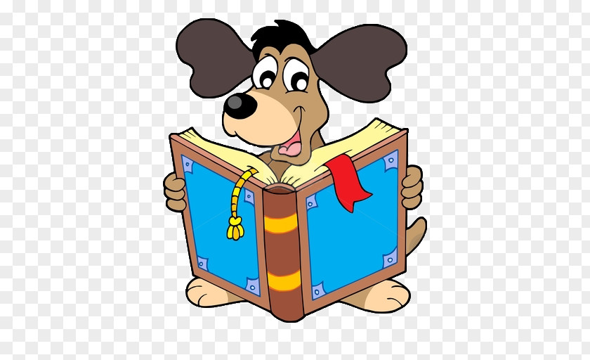 Dog Book Clip Art PNG