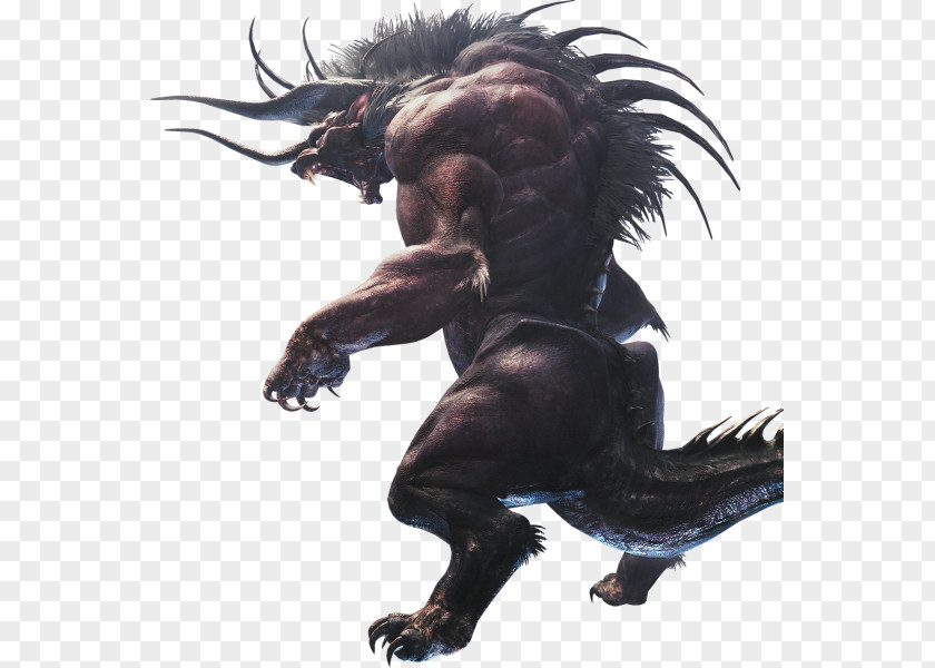 Final Fantasy Behemoth Monster Hunter: World XIV Dragon Game PNG