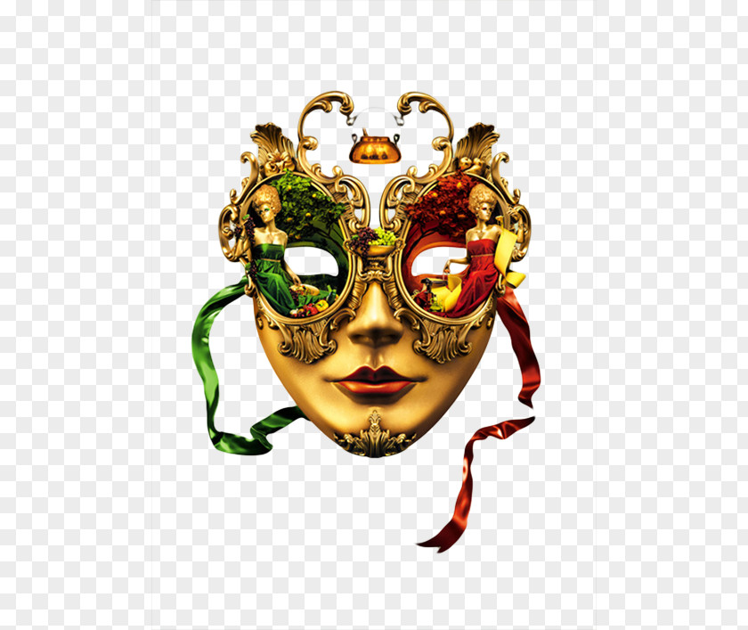 Pretty Woman's Mask Picture Graphic Design Art Clip PNG