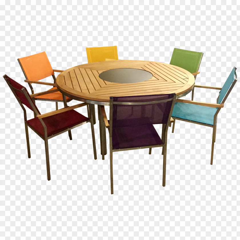 Table Garden Furniture Plastic Chair PNG