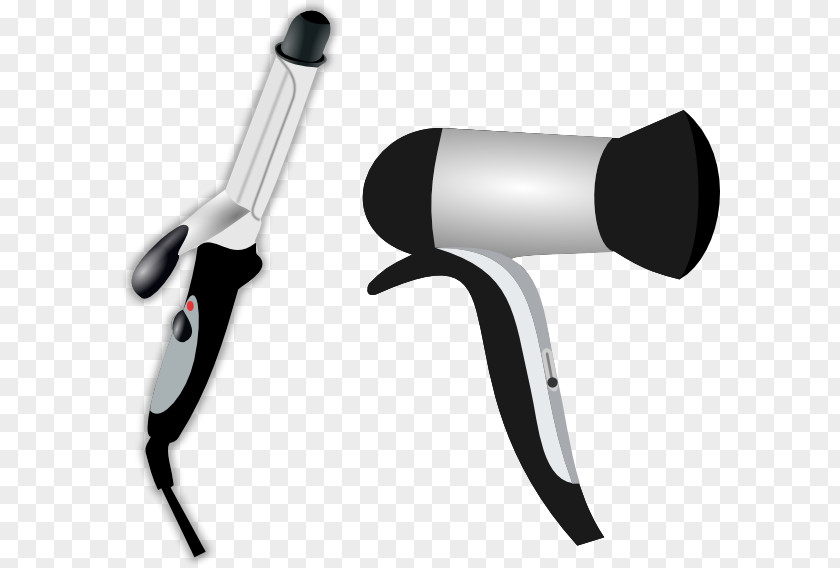 Blow Cliparts Hair Iron Comb Dryers Beauty Parlour Clip Art PNG