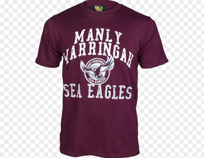 T-shirt Sports Fan Jersey Manly Warringah Sea Eagles Logo PNG
